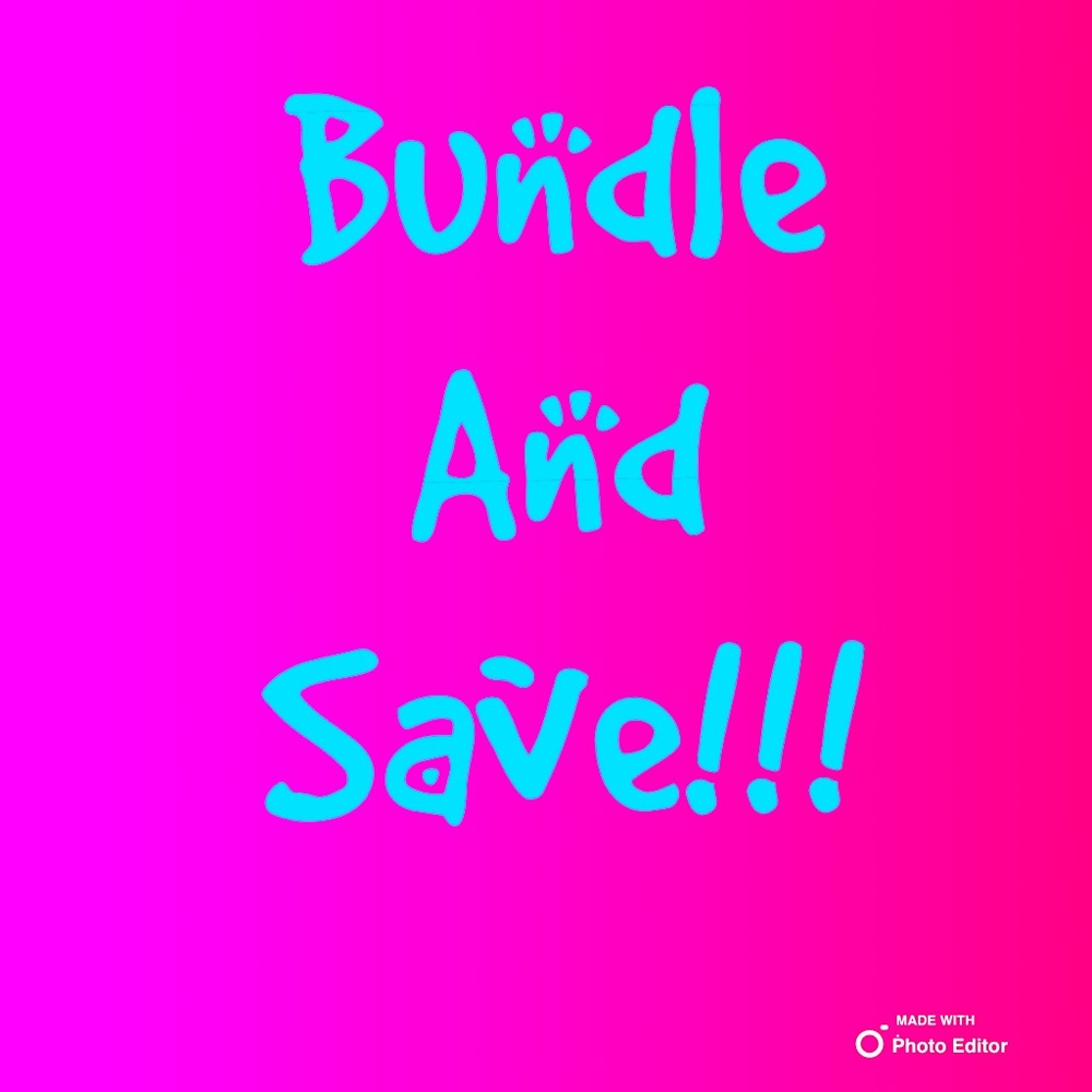 You can bundle any of my items and save $$$
